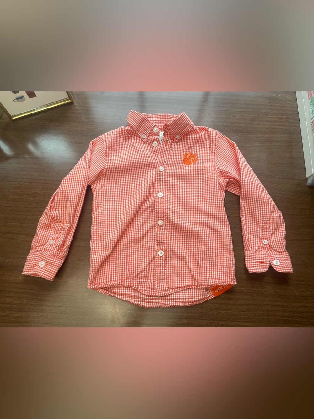 Garb Kids Clemson Button-Down Shirt